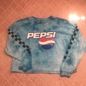 Tie die Pepsi crop top